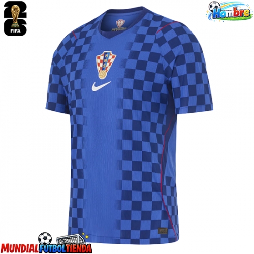 Camiseta Croacia Segunda Equipación Replica Mundial 2026 mangas cortas